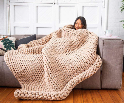 Anzley Heavy Knitted Blanket