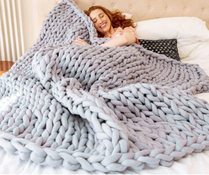 Anzley Heavy Knitted Blanket