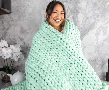 Anzley Heavy Knitted Blanket